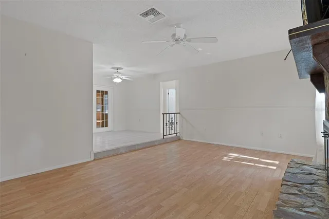 wooden floor in an empty room