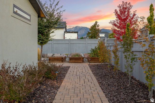 11617 South Wildrye Field Way Draper, UT 84020 - Photo 39 of 53 Fenced backyard with a mountain view