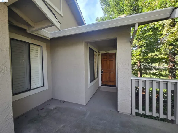 a view of a porch