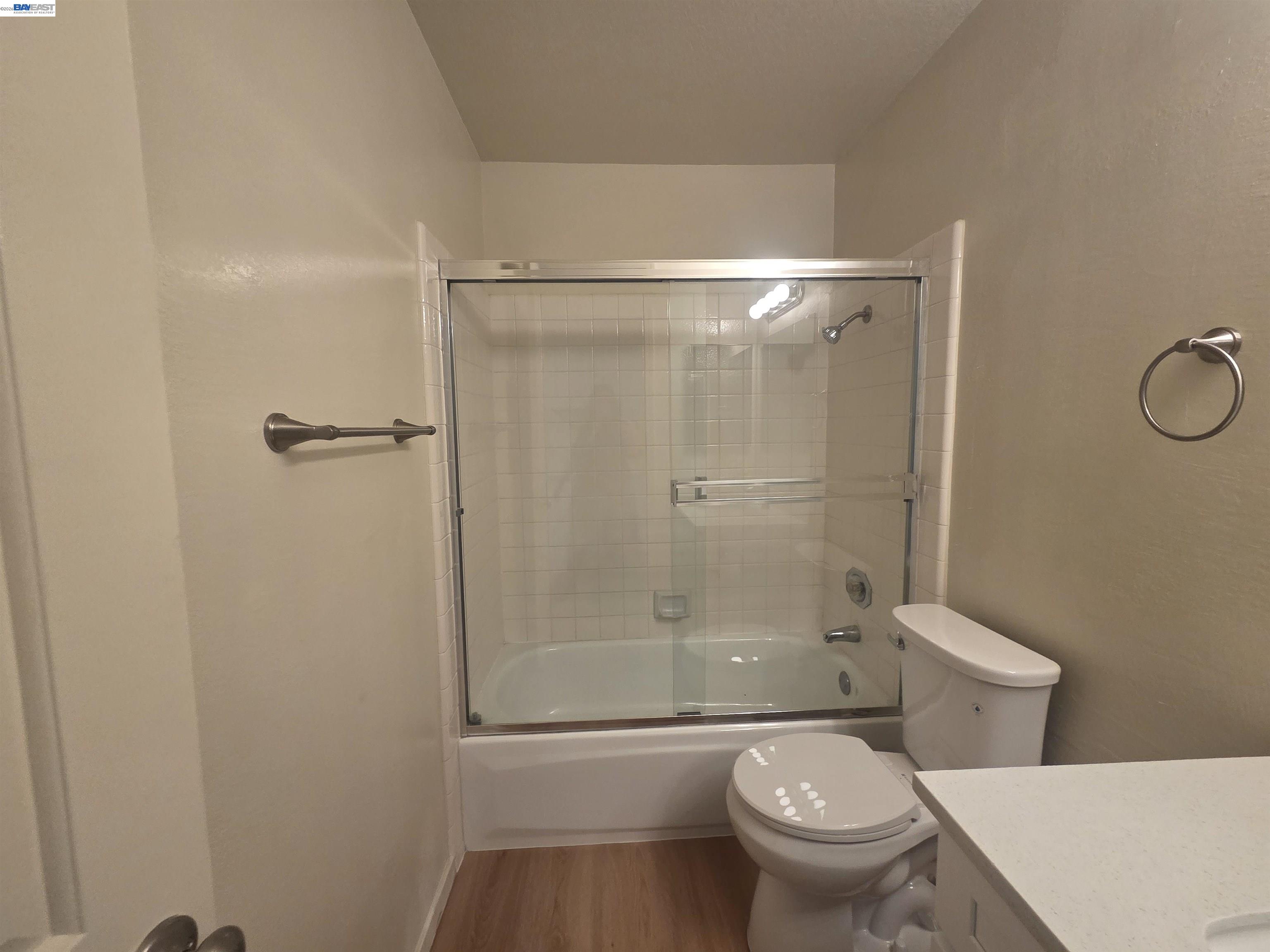 San Ramon San Ramon, CA 94582 - Photo 19 of 30 a bathroom with a shower a toilet and a sink