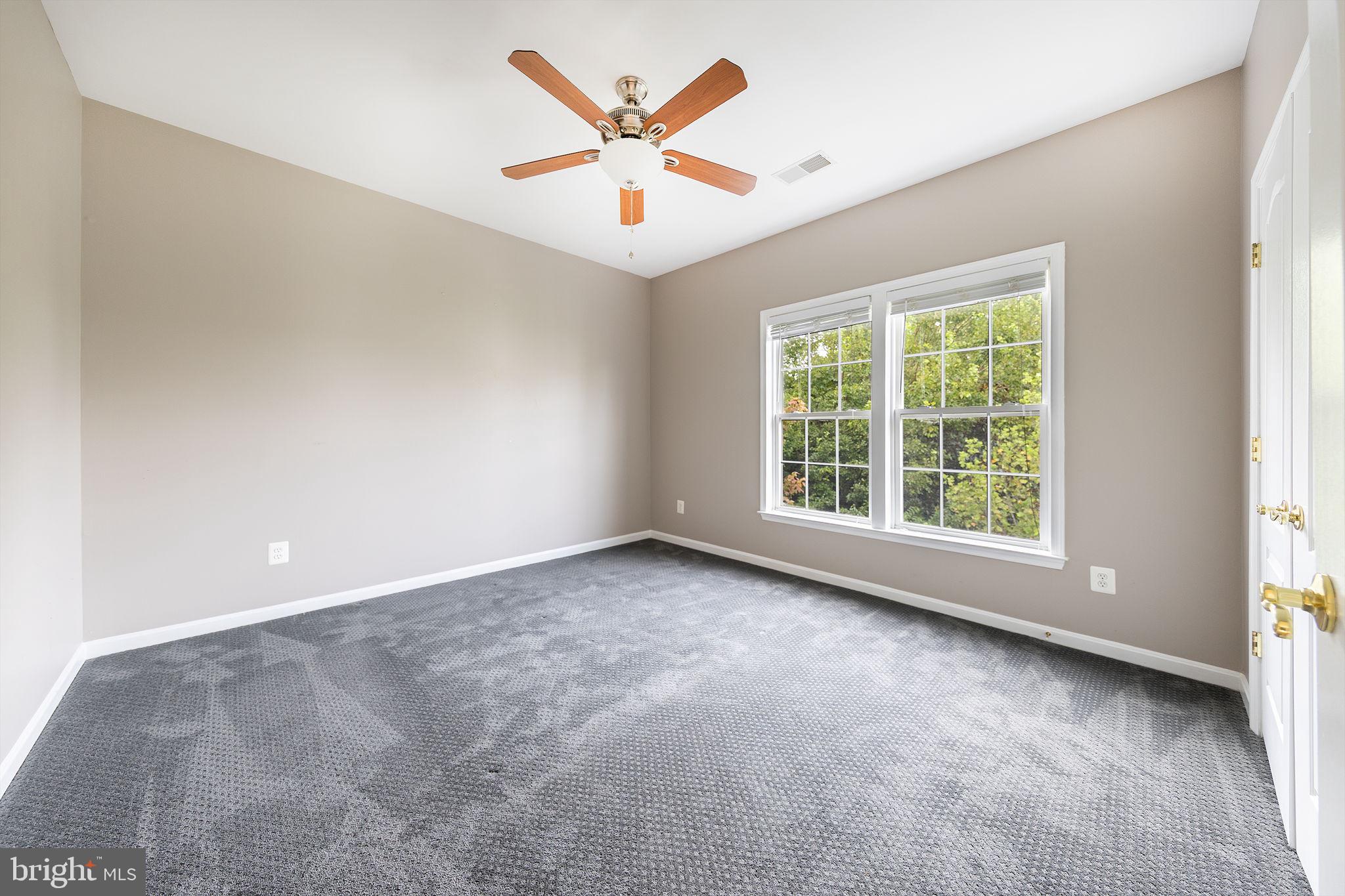 21934 Windover Drive Broadlands, VA 20148 - Photo 39 of 54 an empty room with windows and ceiling fan