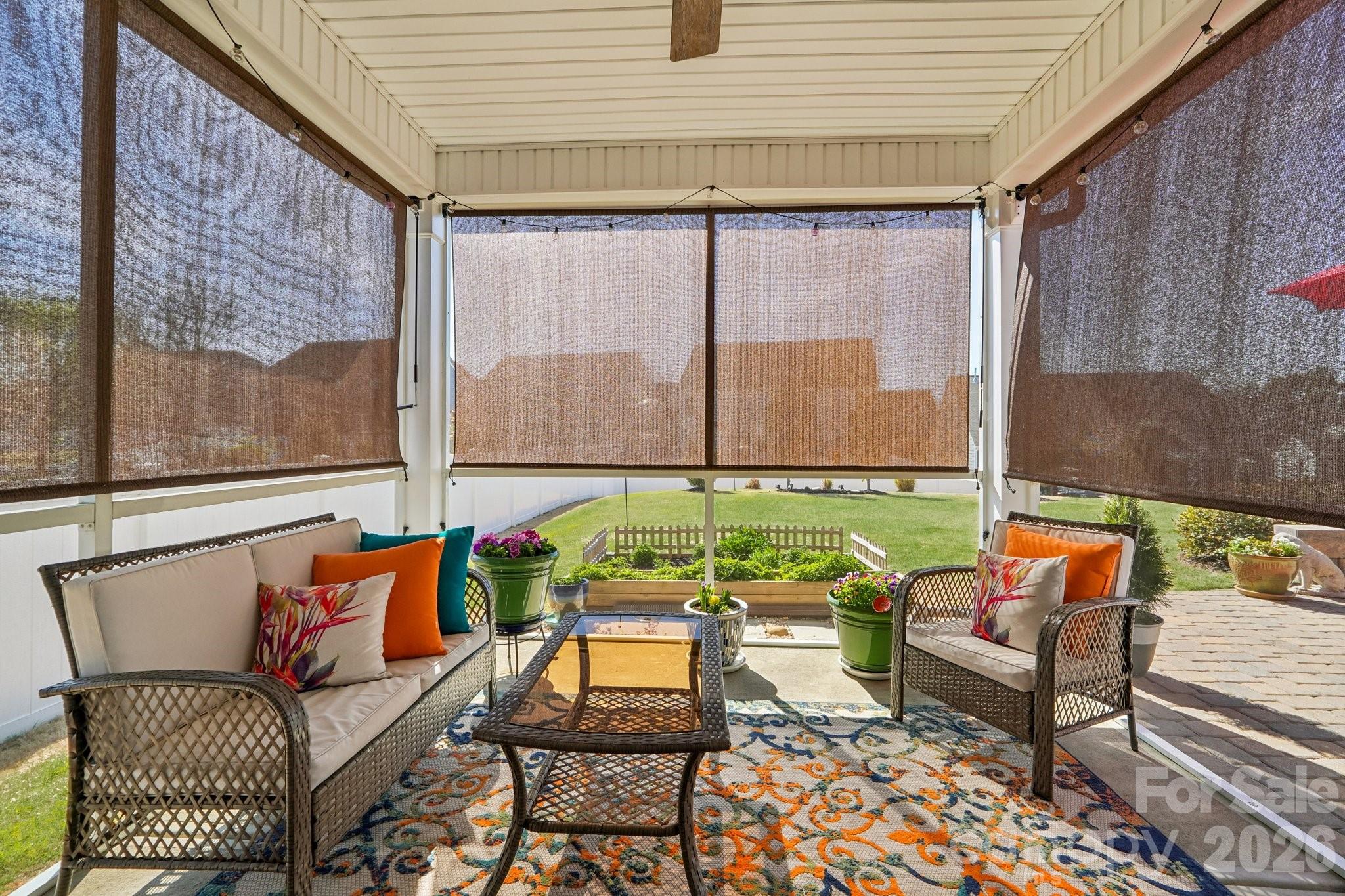 4093 Clapton Drive Lancaster, SC 29720 - Photo 37 of 48 a balcony with furniture and a garden