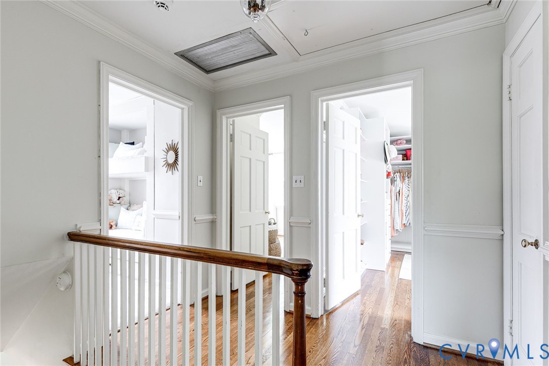 7706 Stuart Hall Road Henrico, VA 23229 - Photo 40 of 50 Second floor landing with open stair rail
