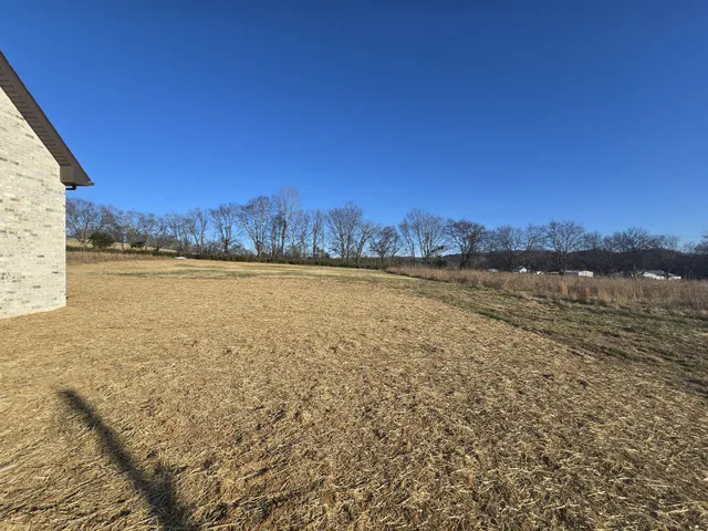 a view of an ocean with a mountain in the background