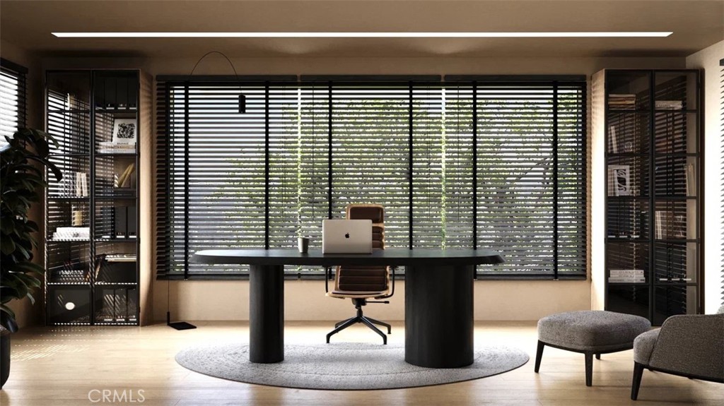 9716 Oak Pass Road Beverly Hills, CA 90210 - Photo 31 of 63 Rendering for an updated look-office