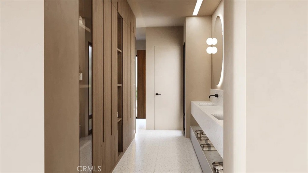 9716 Oak Pass Road Beverly Hills, CA 90210 - Photo 39 of 63 a room with a bed and a bathroom