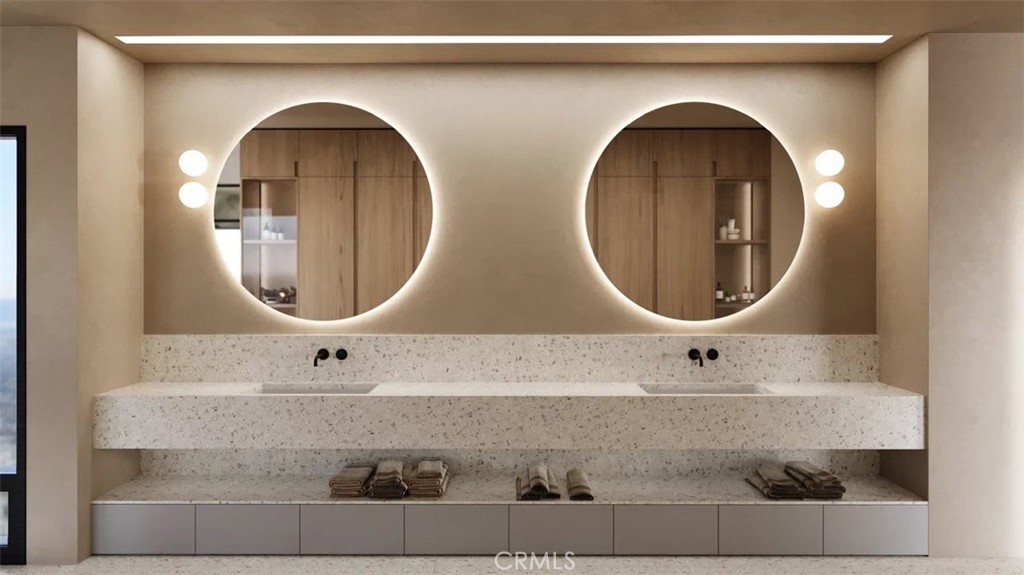 9716 Oak Pass Road Beverly Hills, CA 90210 - Photo 43 of 63 Rendering for an updated look-primary bathroom