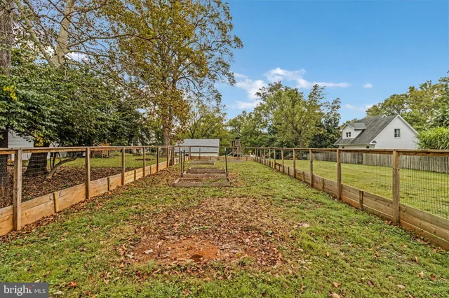 a view of an outdoor space and deck