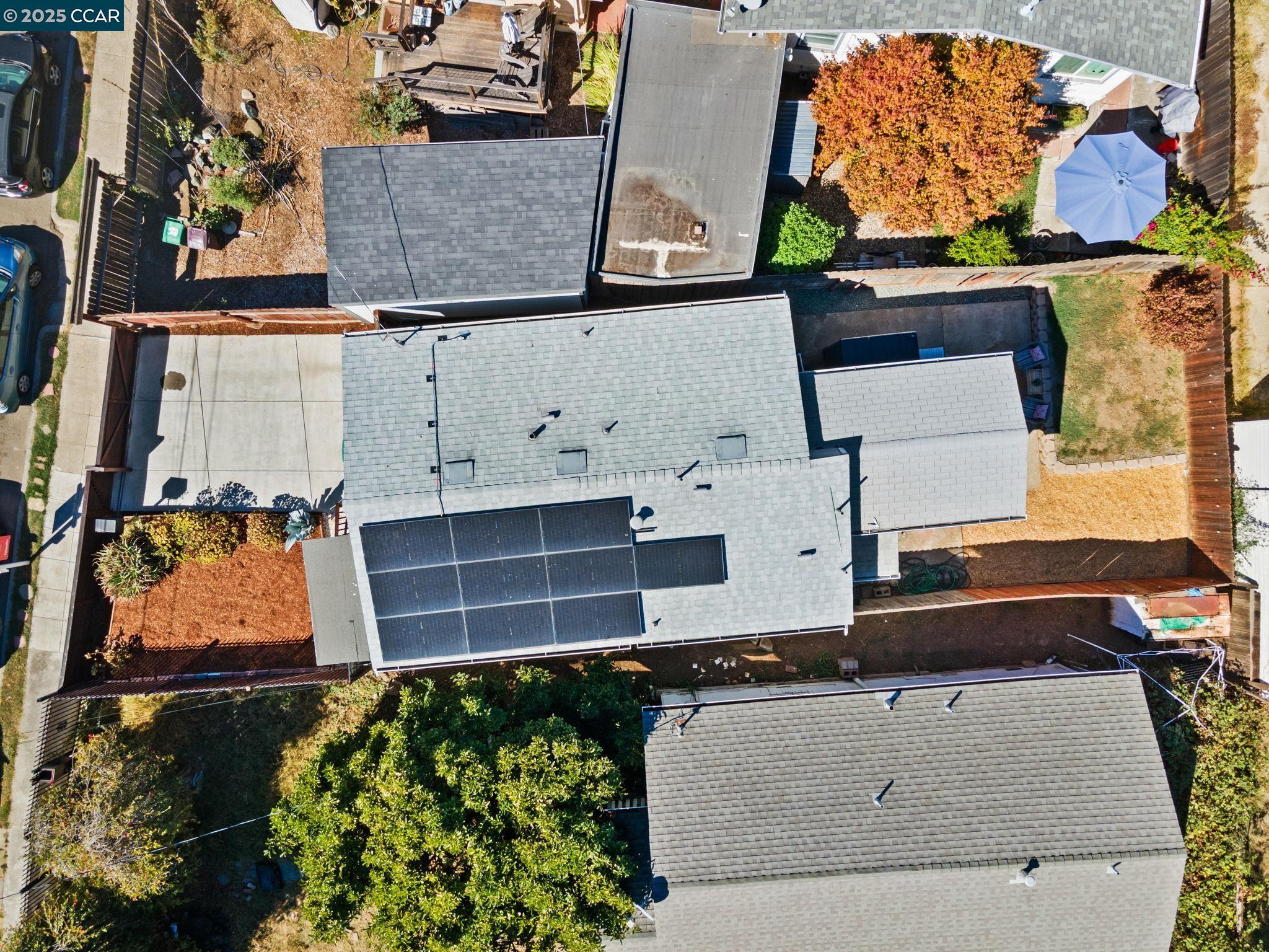 4010 Masterson Street Oakland, CA 94619 - Photo 26 of 27 an aerial view of residential houses with outdoor space