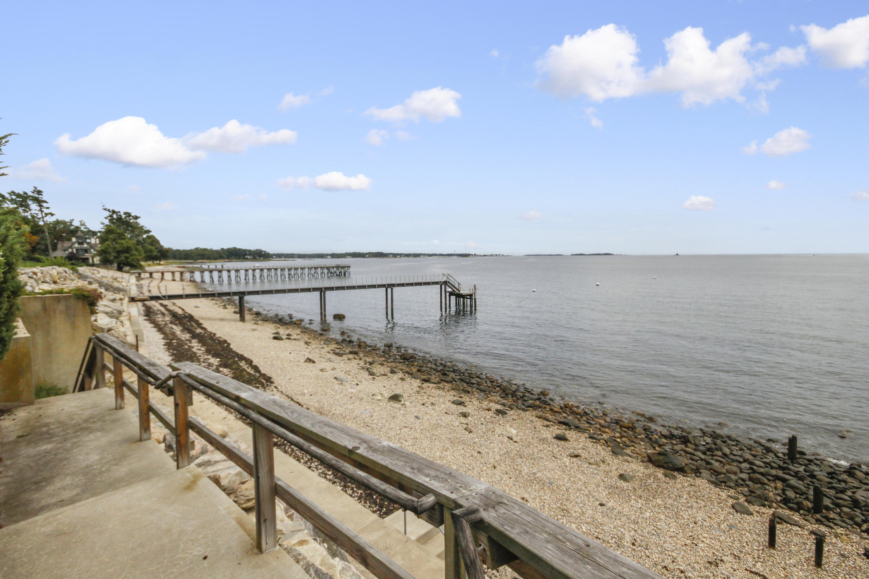 237 Long Neck Point Road Darien, CT 06820 - Photo 32 of 38 a view of roof deck with wooden floor