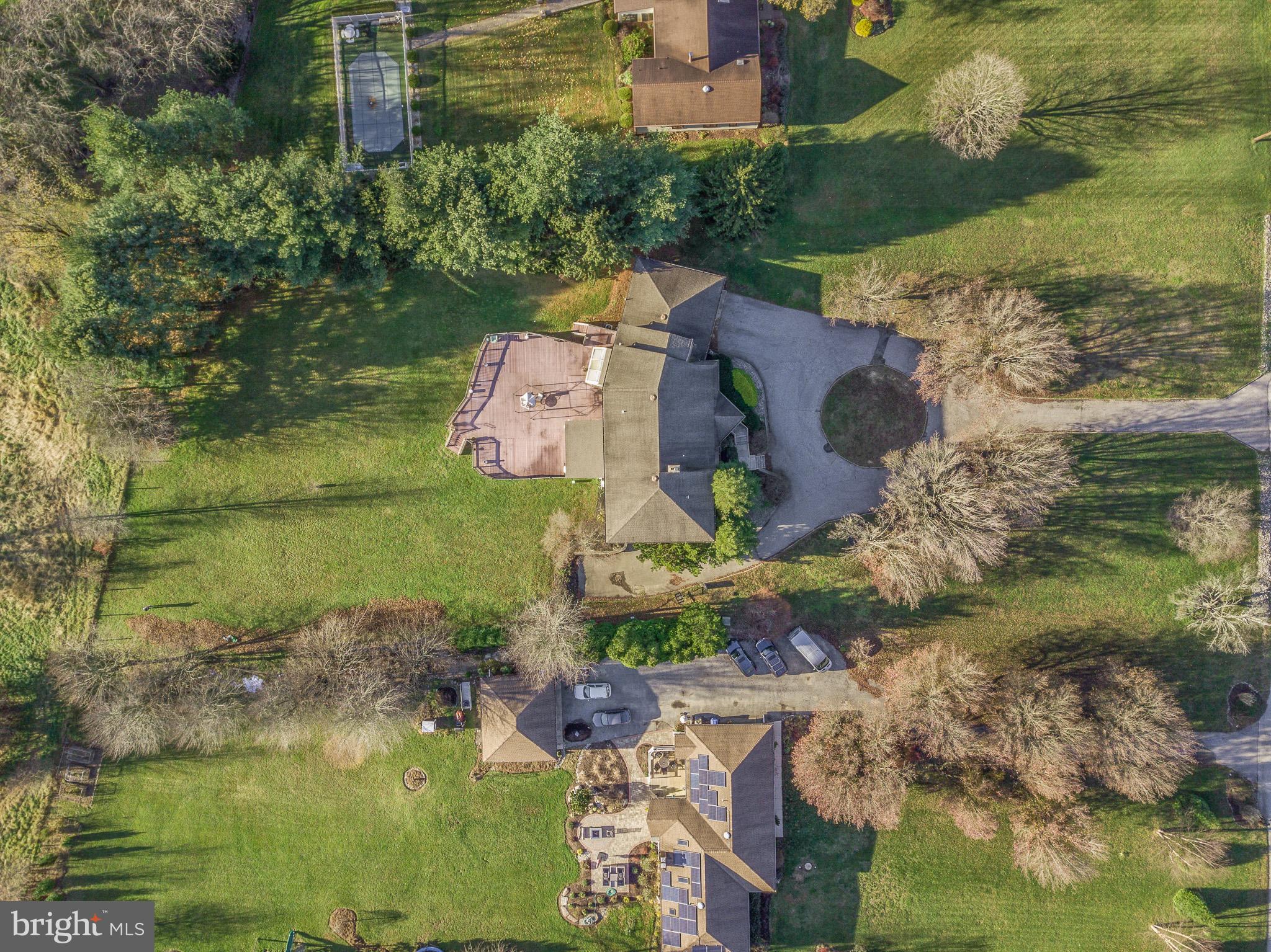 416 Ewan Road Mullica Hill, NJ 08062 - Photo 37 of 42 aerial view shows tons of privacy surrounding home