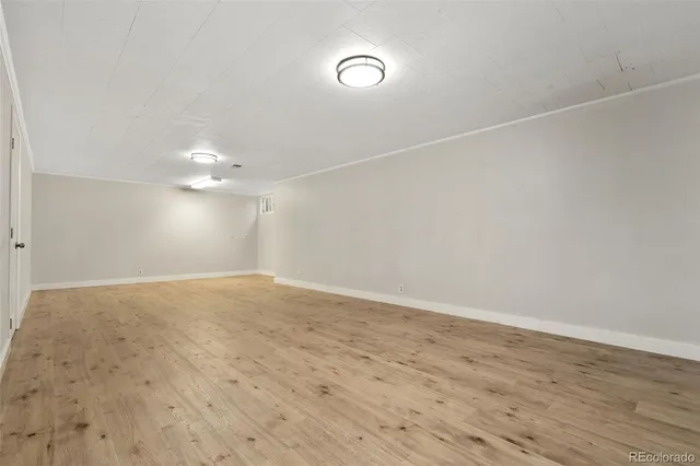 wooden floor in a room