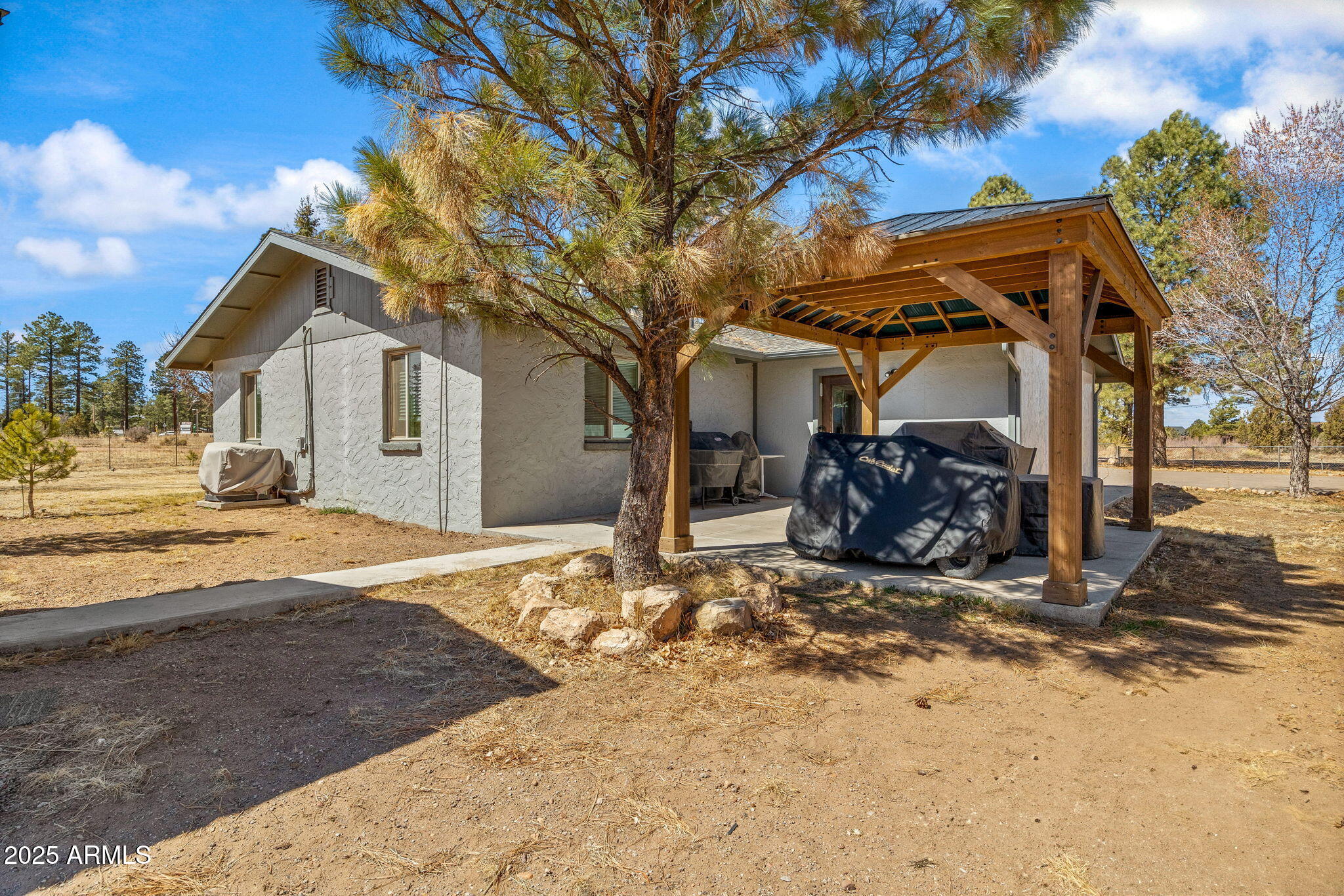 2727 Pine Meadow Drive Overgaard, AZ 85933 - Photo 21 of 34 a view of a house with snow in the background