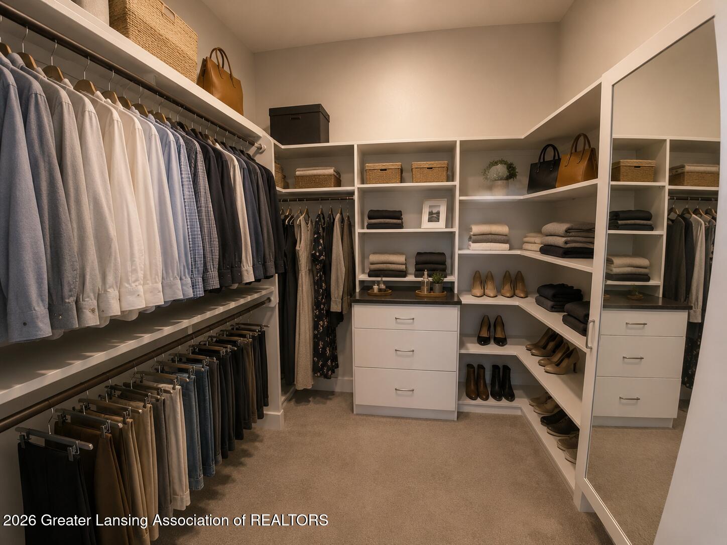 278 East Haslett Haslett, MI 48840 - Photo 8 of 44 Walkin closet Ai Stagged