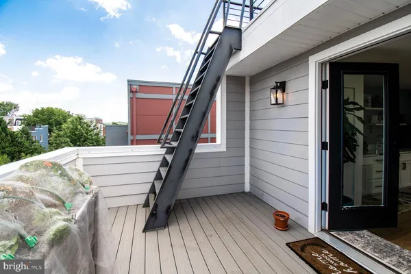 a backyard of a house