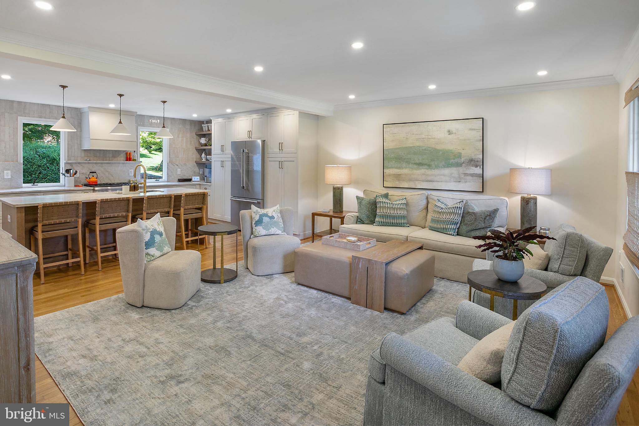 1212 Old Stable Road McLean, VA 22102 - Photo 5 of 33 a living room with furniture and a table