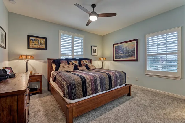 a view of a garden with a patio