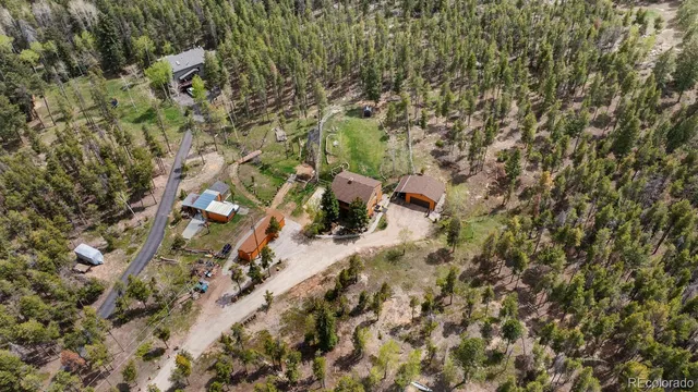 a view of city and mountain