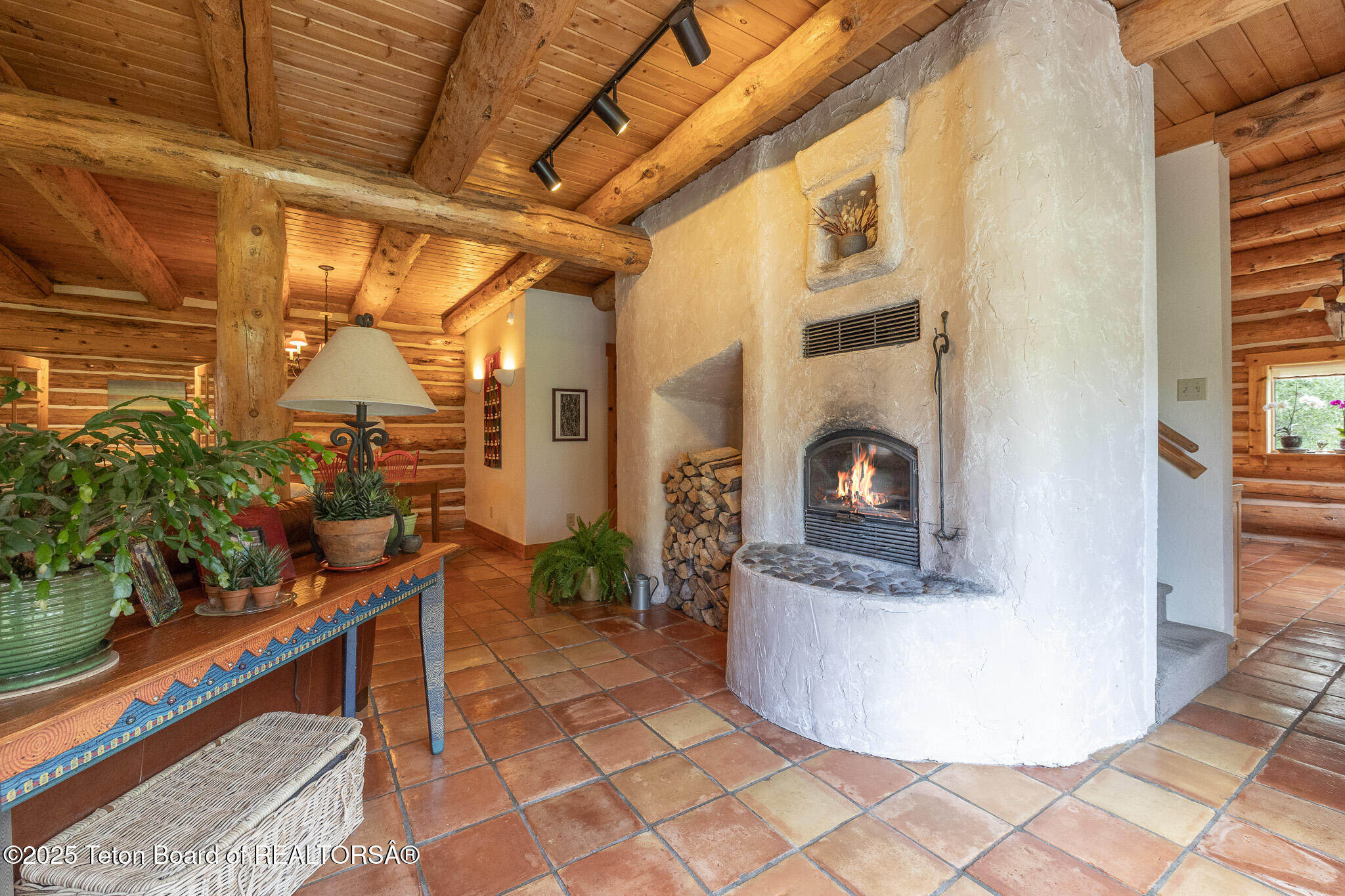 3760 Moose Wilson Road Wilson, WY 83014 - Photo 12 of 30 Fireplace