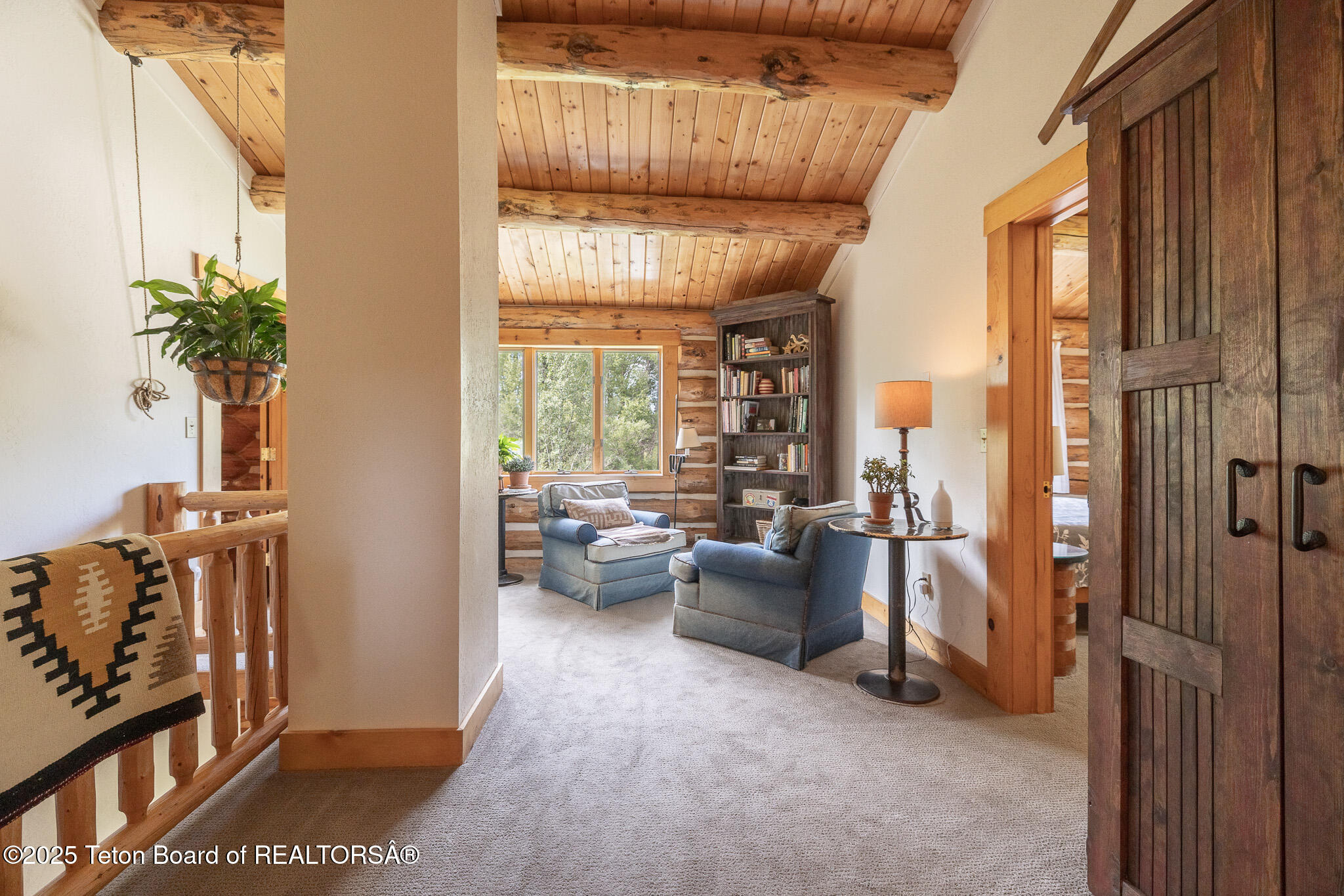 3760 Moose Wilson Road Wilson, WY 83014 - Photo 16 of 30 Upstairs Sitting Area