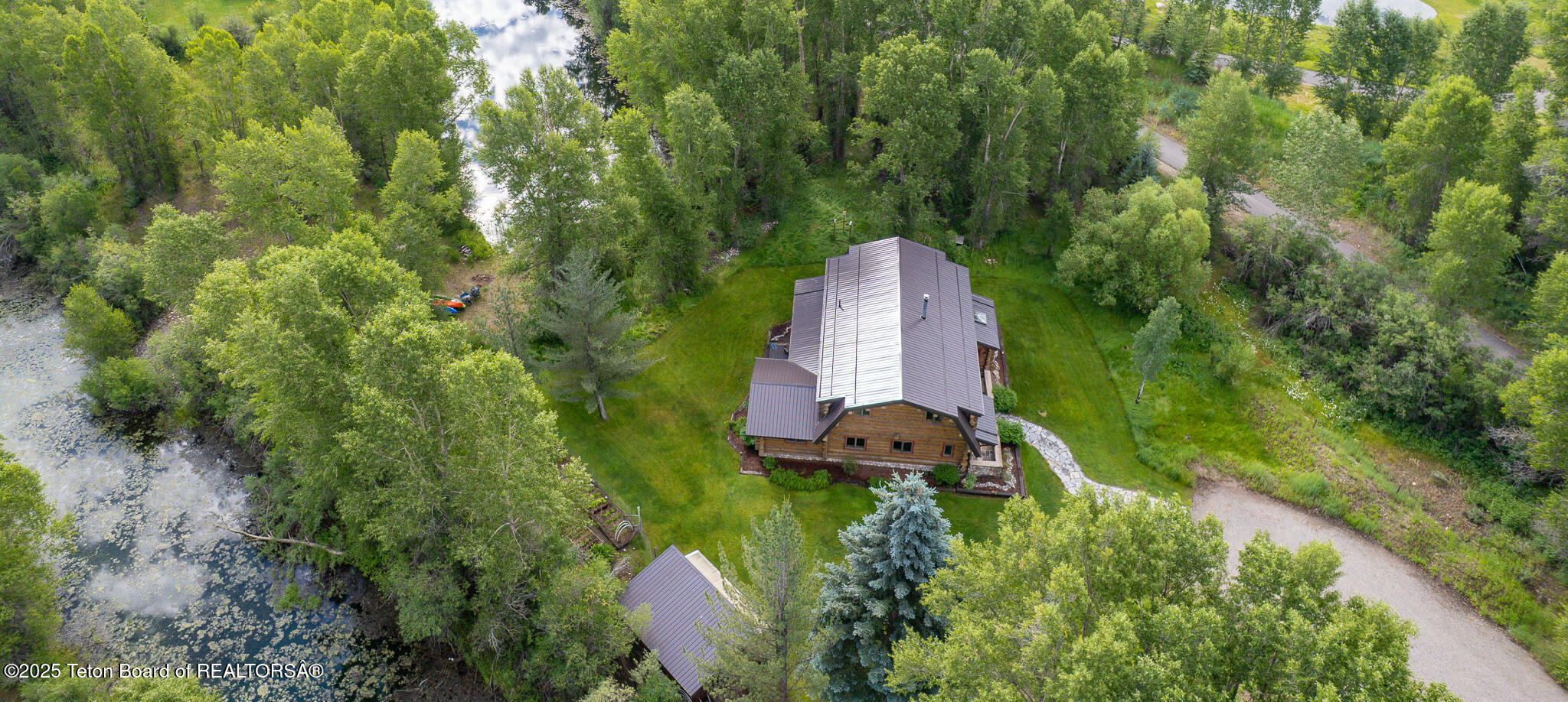 3760 Moose Wilson Road Wilson, WY 83014 - Photo 2 of 30 Aerial view of property