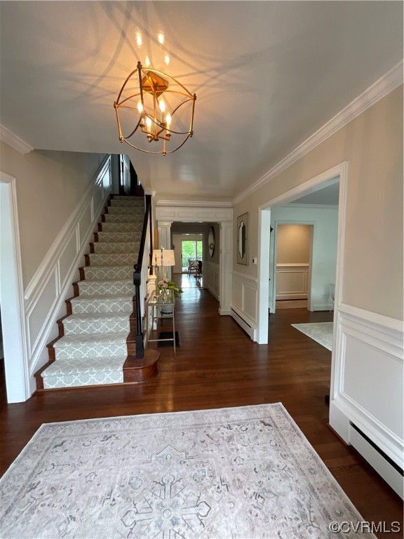 8908 Brieryle Road Henrico, VA 23229 - Photo 5 of 50 a view of entryway and hall with wooden floor