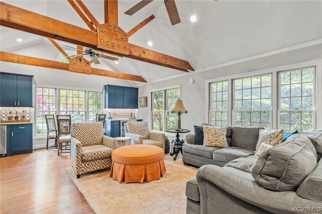 8908 Brieryle Road Henrico, VA 23229 - Photo 10 of 50 a living room with furniture a fireplace and a large window