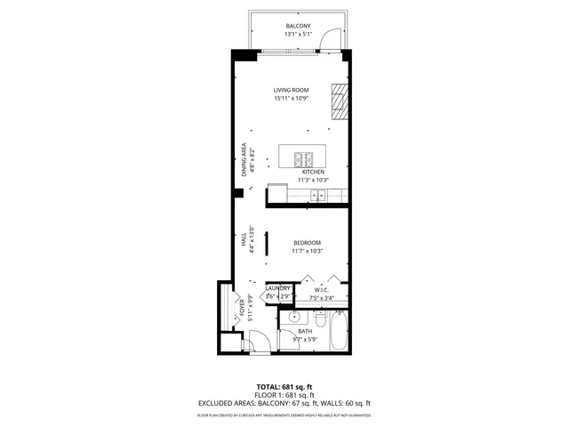 $2,400 | 625 West Jackson Boulevard, Unit 503, Chicago, IL 60661
