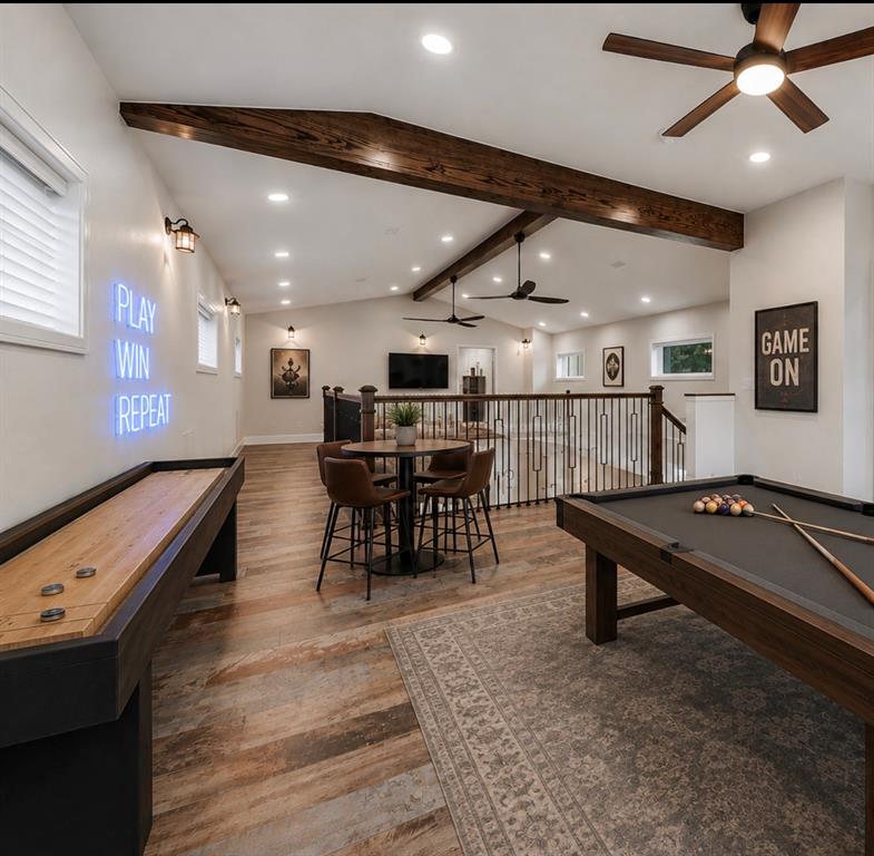 11167 Plainview Road Krum, TX 76249 - Photo 20 of 40 Upstairs flex room that can be game room or bedroom, virtually staged to show what it can be