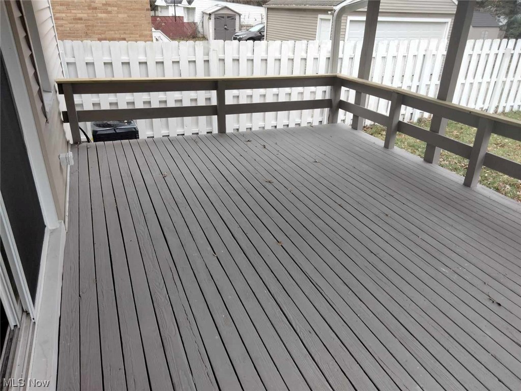 11620 Granger Road Cleveland, OH 44125 - Photo 4 of 14 View of wooden deck