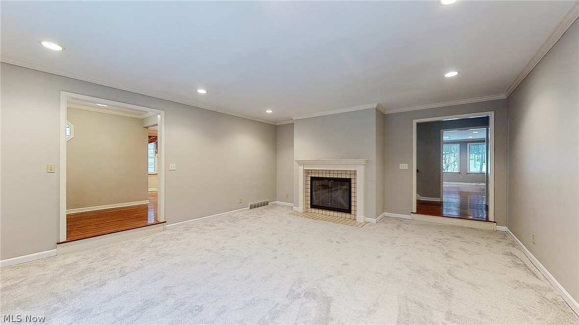 29550 Bolingbrook Road Pepper Pike, OH 44124 - Photo 2 of 24 Living room with fireplace
