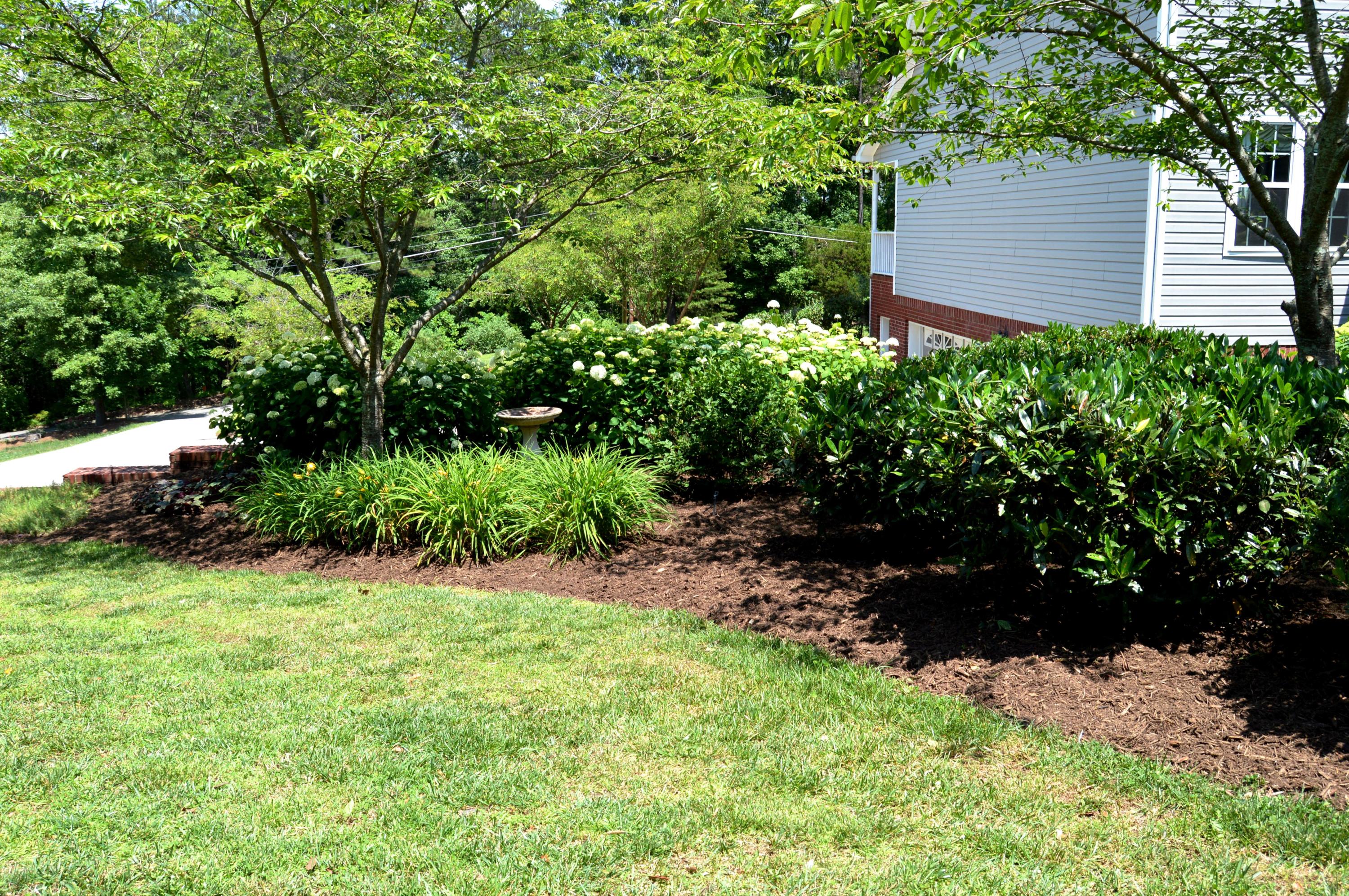9127 Rocky Point Road Soddy Daisy, TN 37379 - Photo 40 of 51 Garage Side Yard Landscaping