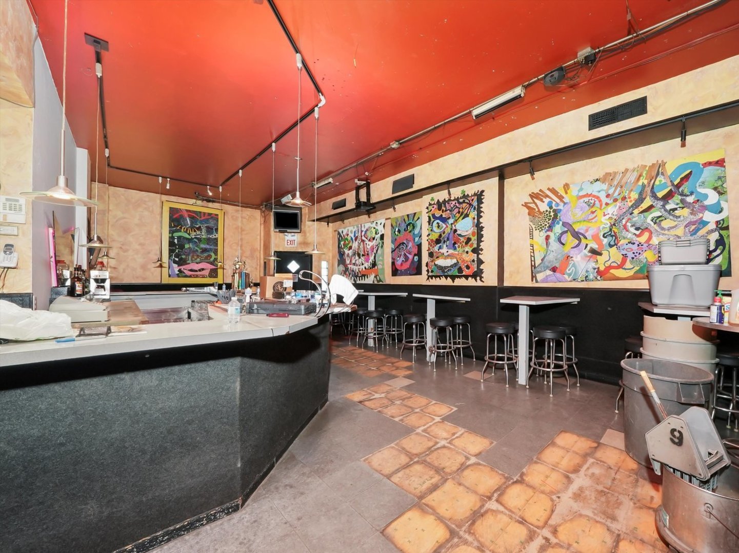 5758 West 65th Street Chicago, IL 60638 - Photo 14 of 33 a outdoor space with lots of tables a chairs and a couch