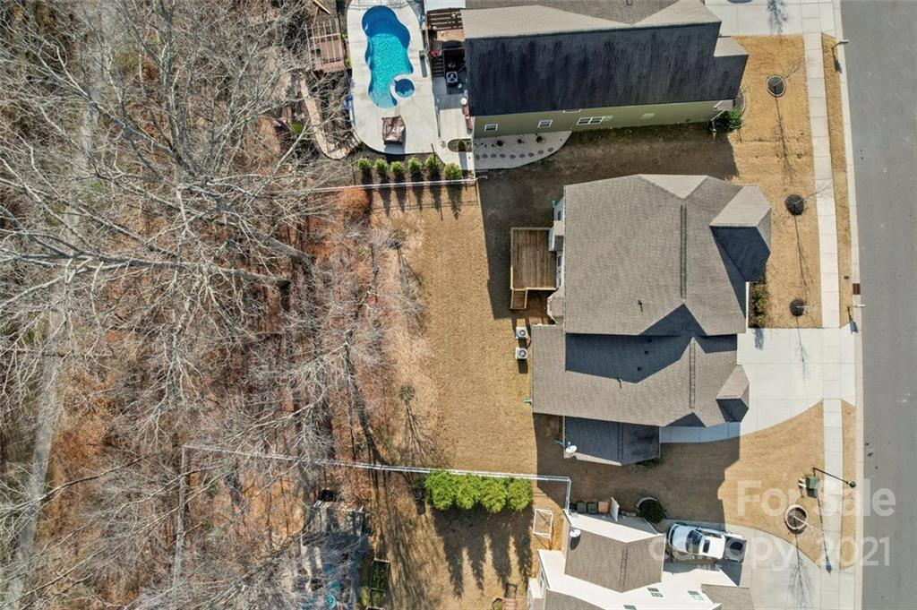 4331 Oxford Mill Road Waxhaw, NC 28173 - Photo 46 of 48 an aerial view of residential house with outdoor space