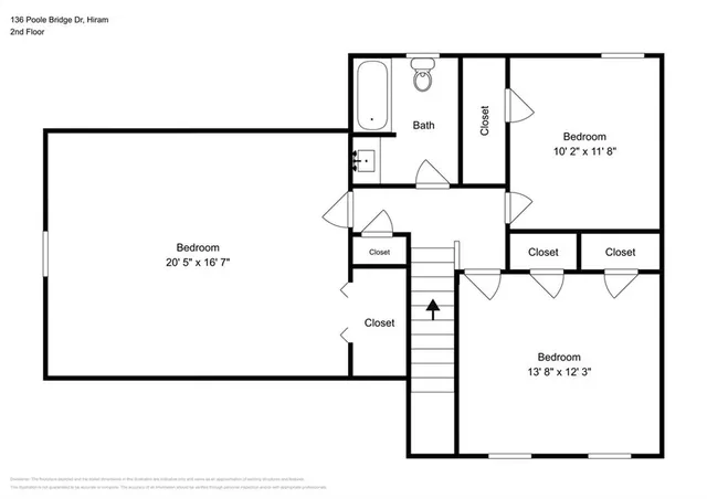 $1,995 | 136 Poole Bridge Drive, Hiram, GA 30141