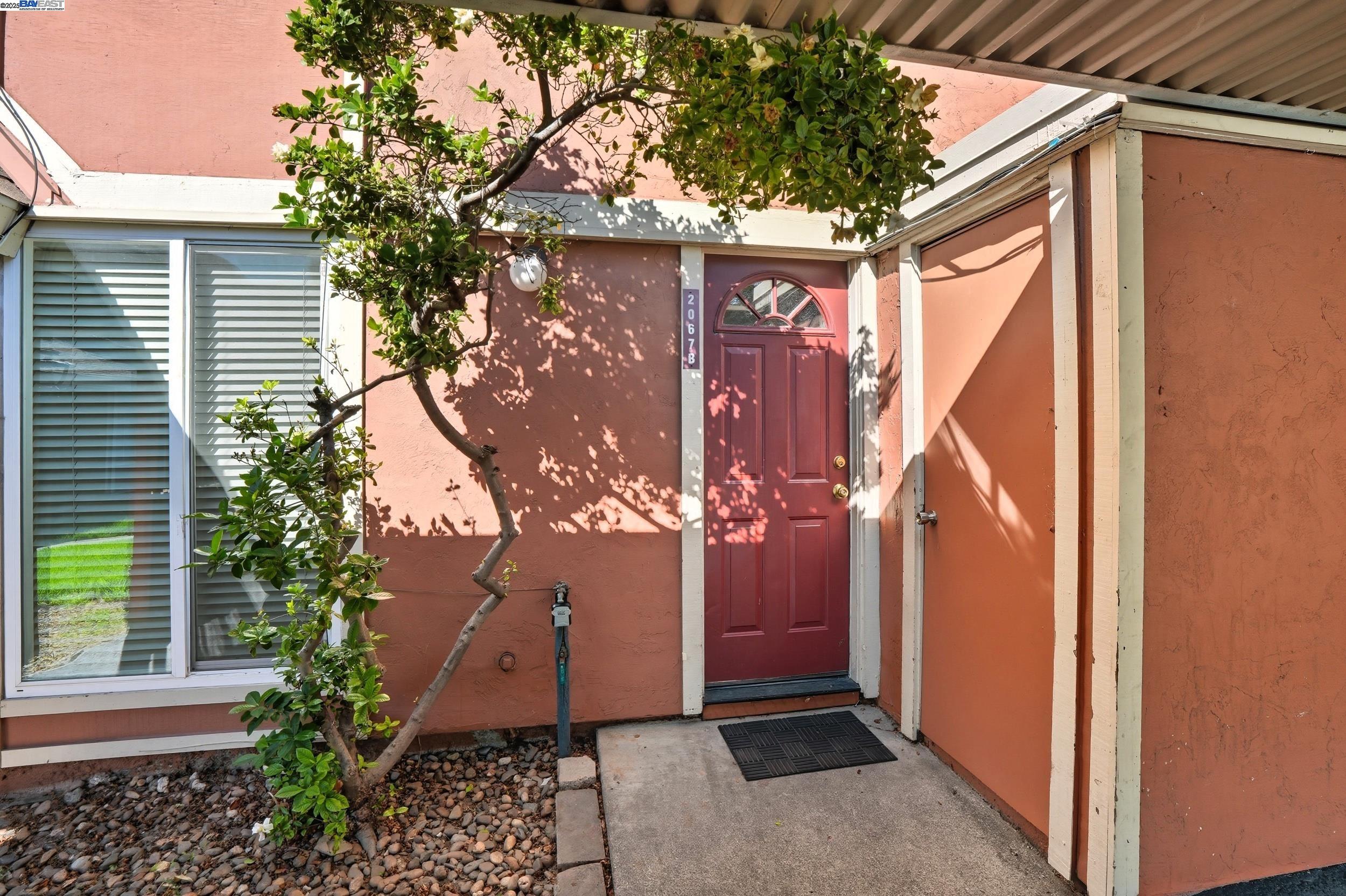 2067 Olivera Road, Unit B Concord, CA 94520 - Photo 18 of 23 a view of a house with a door and a tree