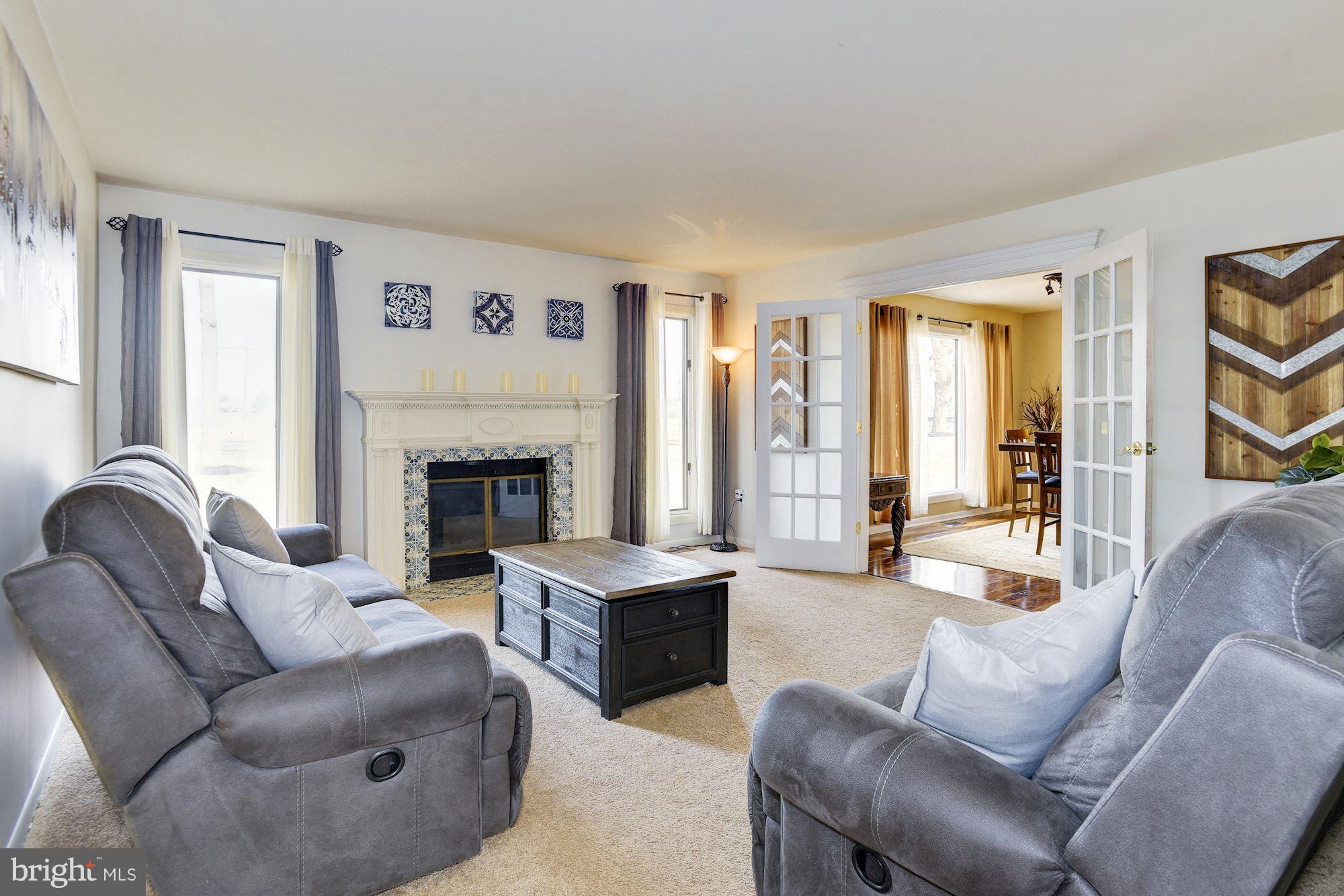 692 Woodlane Road Westampton, NJ 08060 - Photo 22 of 59 Formal Living Room with Fireplace