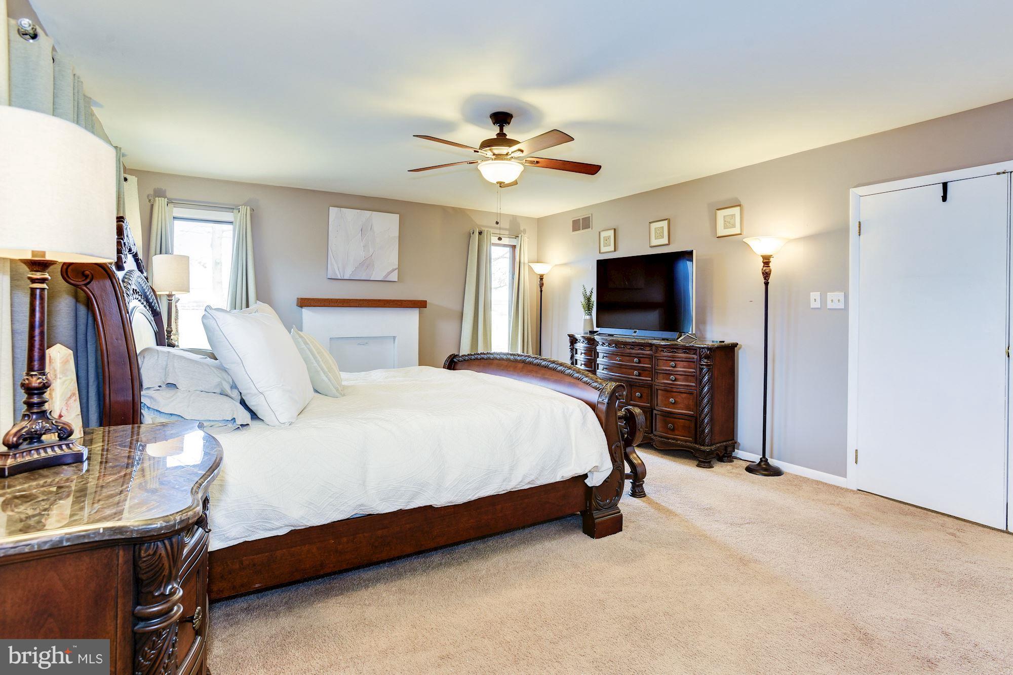 692 Woodlane Road Westampton, NJ 08060 - Photo 33 of 59 Master Bedroom with Double Doors