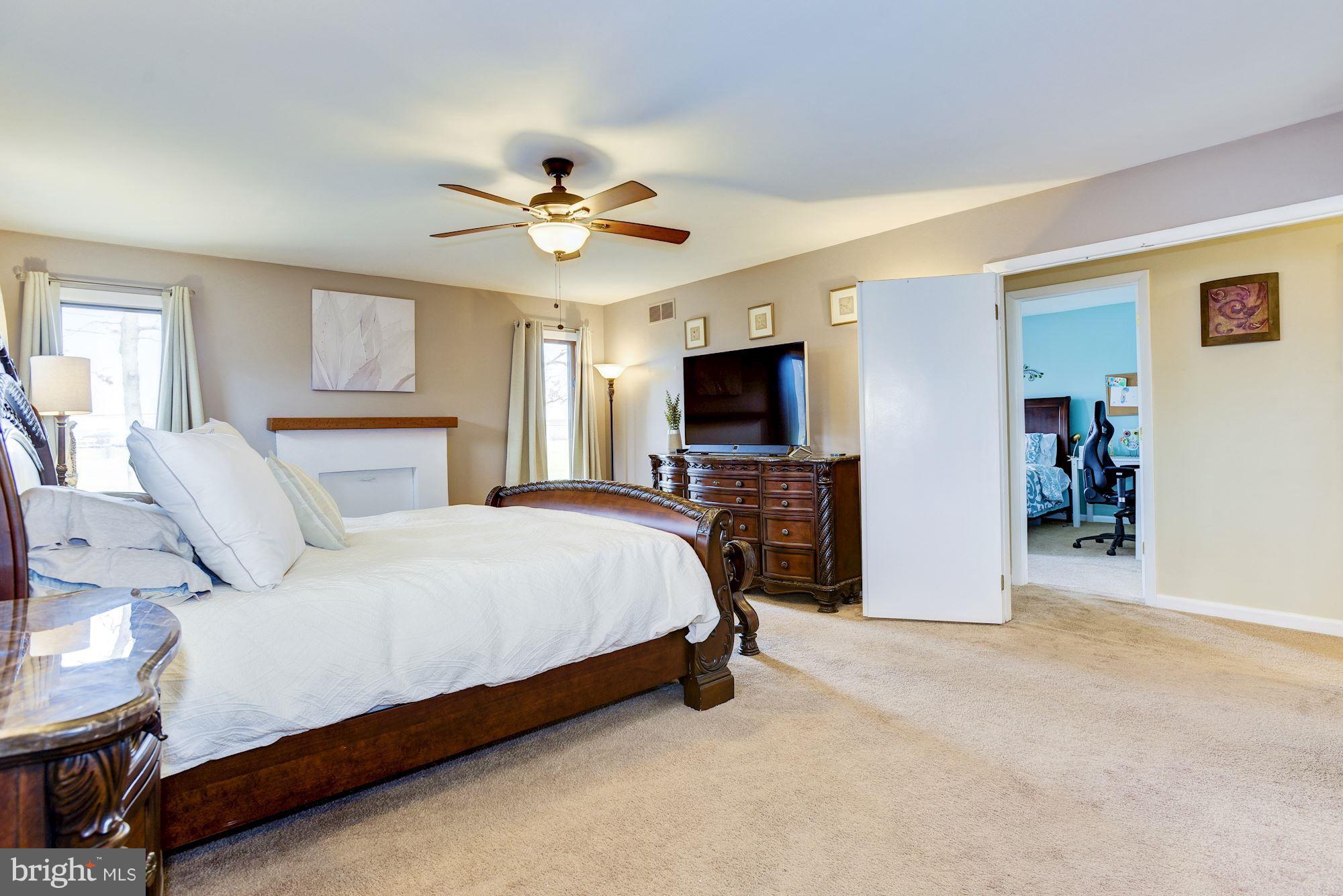 692 Woodlane Road Westampton, NJ 08060 - Photo 34 of 59 Master Bedroom with Double Doors