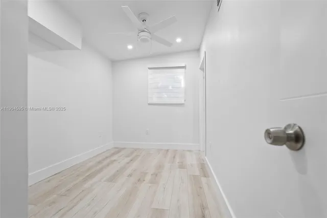 a view of an empty room