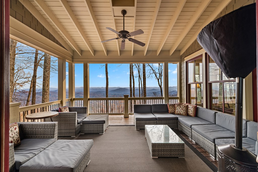 1115 Outlook Road Murphy, NC 28906 - Photo 9 of 60 a living room with furniture and a large window