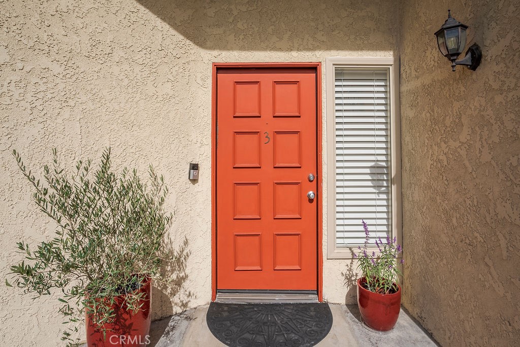 a view of front door of a house