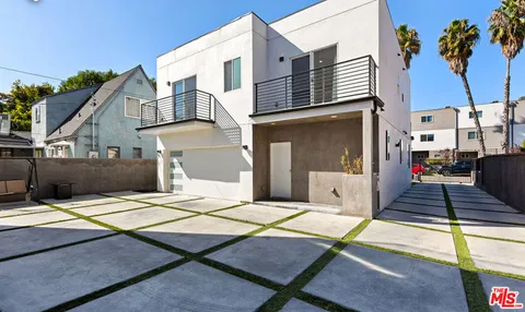 a view of pool with seating space