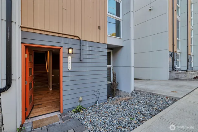 a view of front door