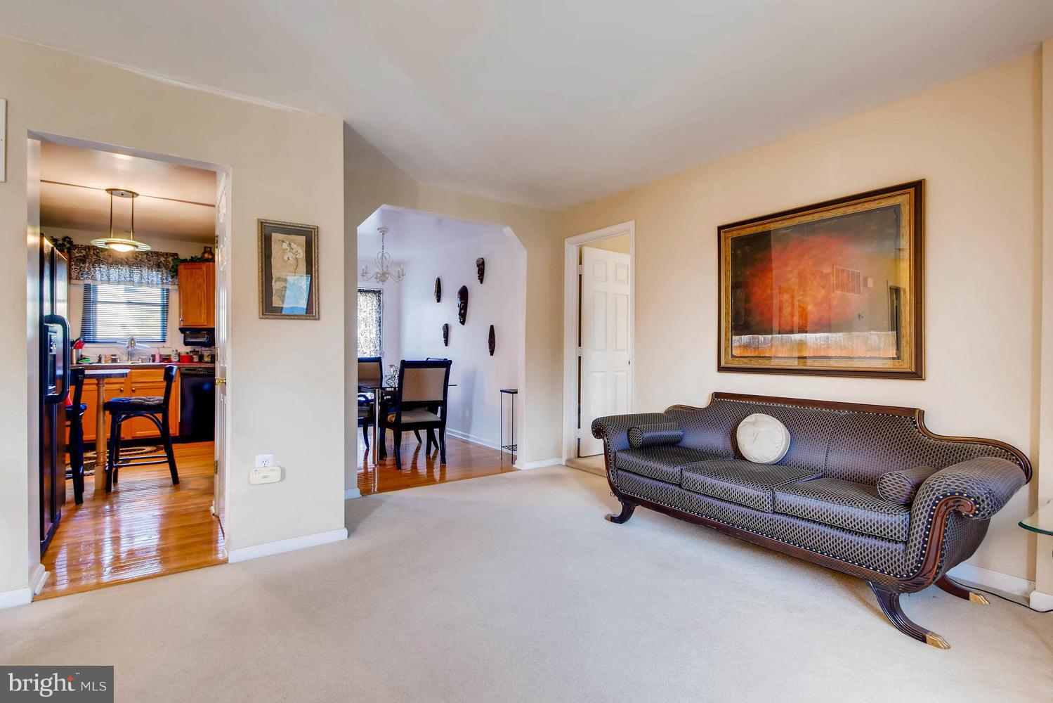 4628 Old Court Road Baltimore, MD 21208 - Photo 6 of 28 a living room with furniture and a couch