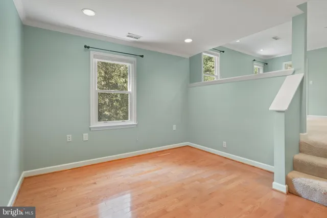 a view of an empty room