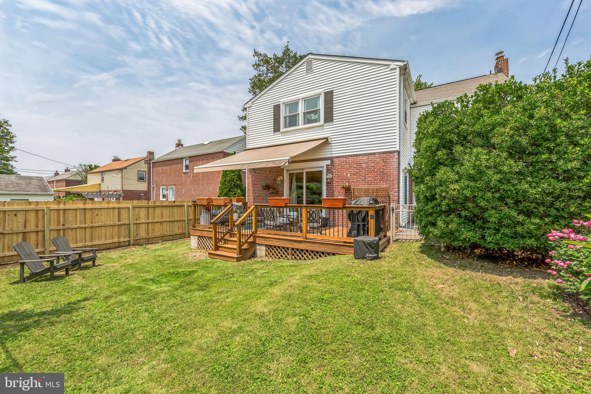 111 East Manoa Road Havertown, PA 19083 - Photo 18 of 18 a view of a house with backyard porch and sitting area