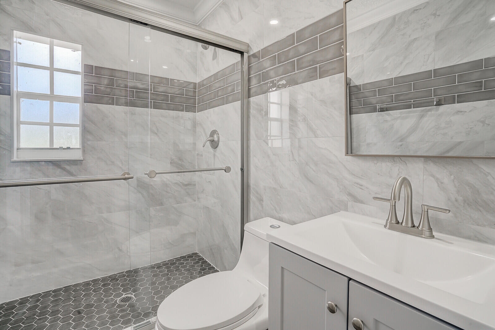 1001 South Federal Highway, Unit 3 Lake Worth Beach, FL 33460 - Photo 12 of 12 a bathroom with a sink toilet and shower