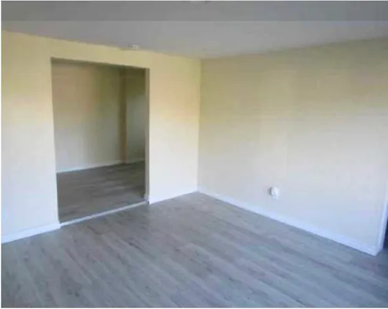 wooden floor in a room