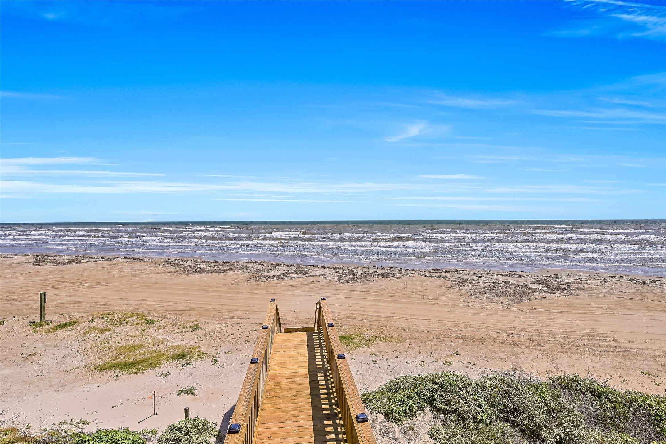 16728 West Beach Road Jamaica Beach, TX 77554 - Photo 4 of 46 A view of the beach walkover.